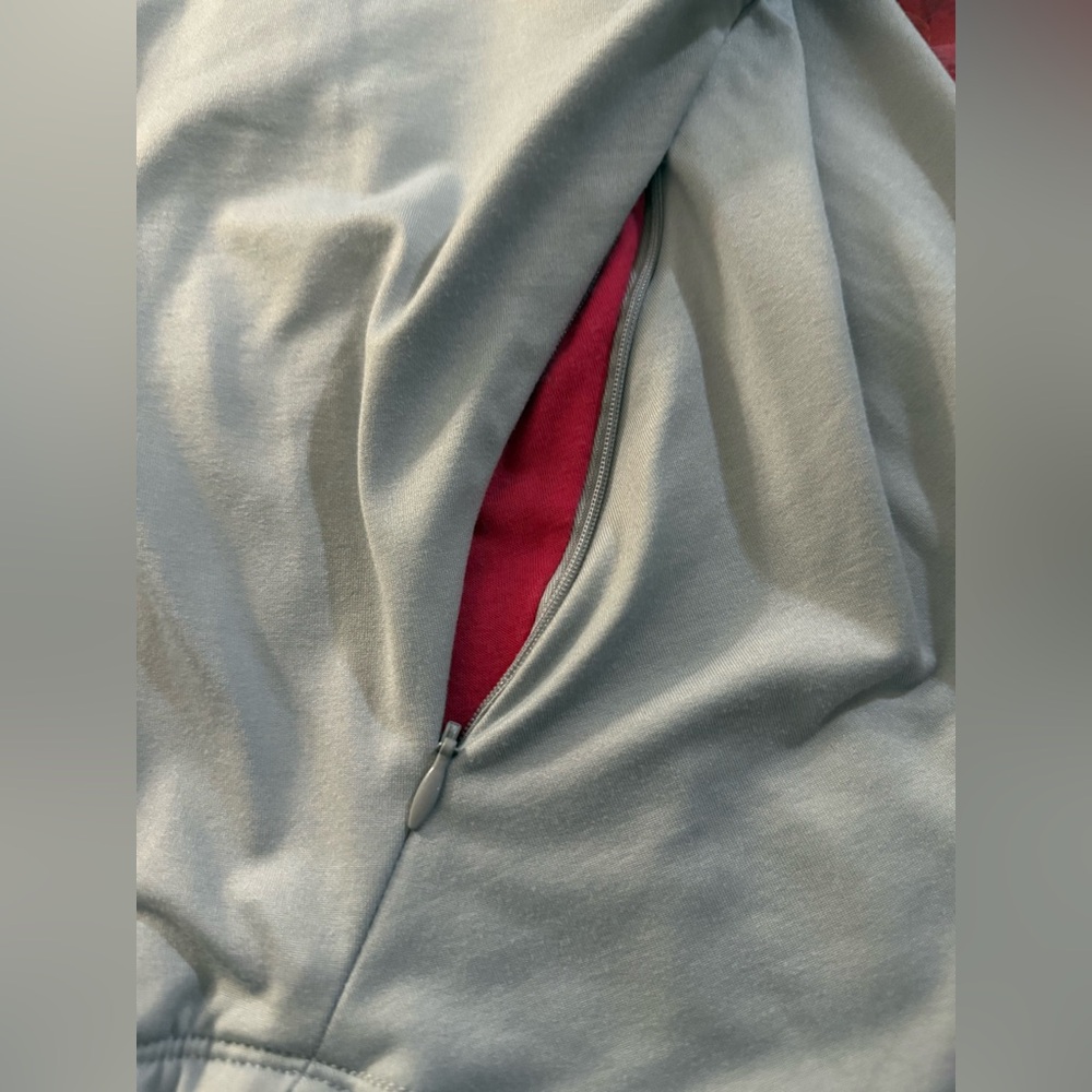 Fabletics Light Gray Cowl Neck Jogging Pullover X… - image 2